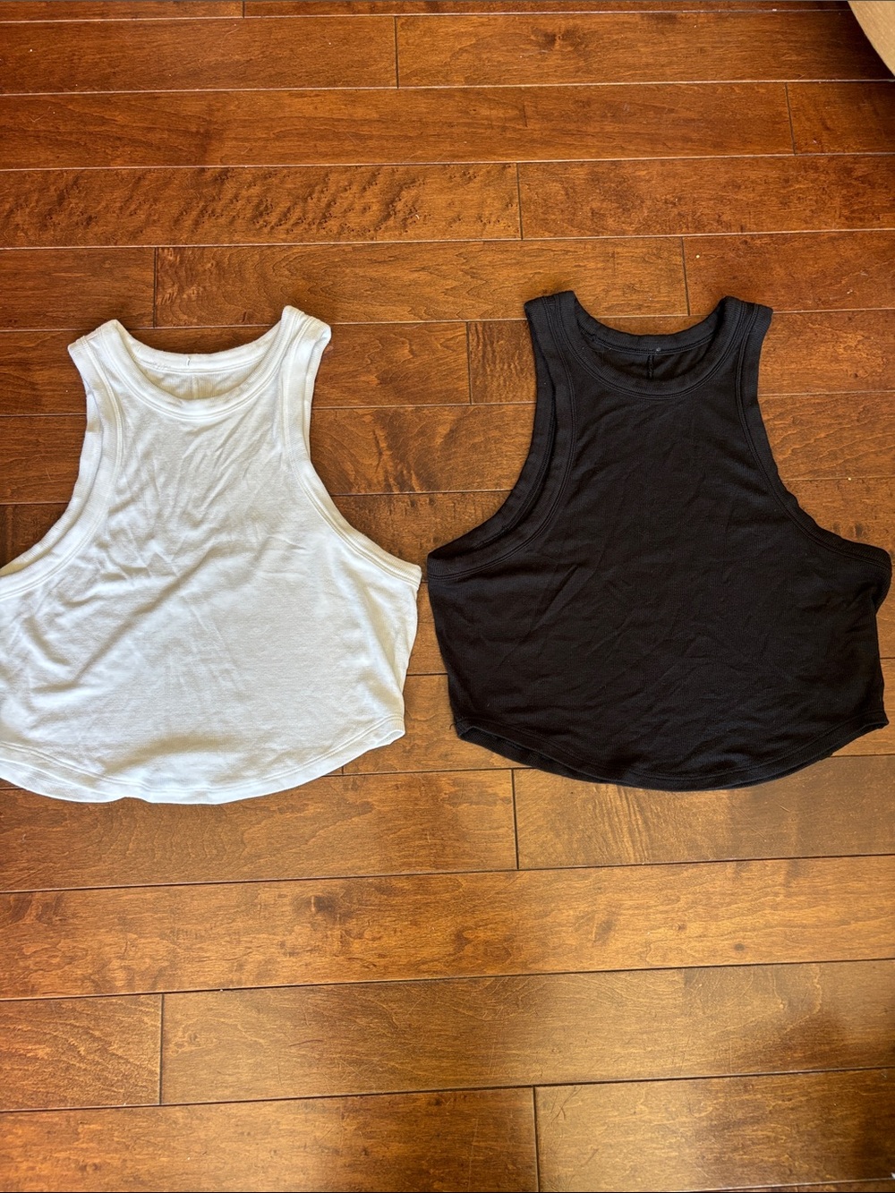 lululemon yoga tops Ribbed Tank Duo — Black & White